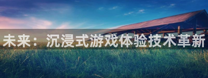 沐鸣娱乐2官网网址是多少：未来：沉浸式游戏体验技术革新