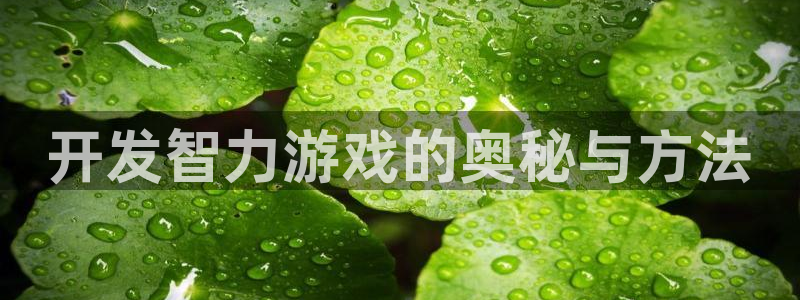 沐鸣2输钱能要回来吗：开发智力游戏的奥秘与方法